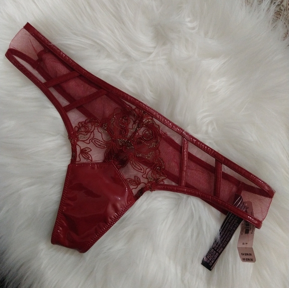 Size XS Midnight Affair Thong Panty - Picture 2 of 9